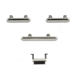 Seiten-Tasten Set für iPhone X, 4 Tasten, weiß