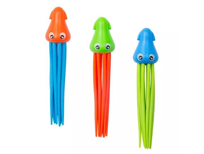Bestway Figurines de plongée Speedy Squid™ dès 3 ans, lot de 3 pièces