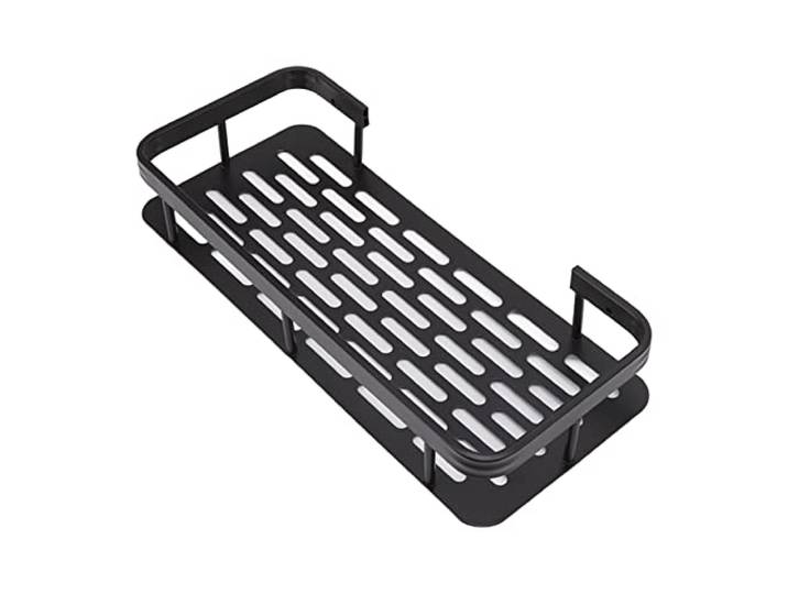 Robuster Regal-Organizer aus Aluminium mit stanzfreier Installation(Black)