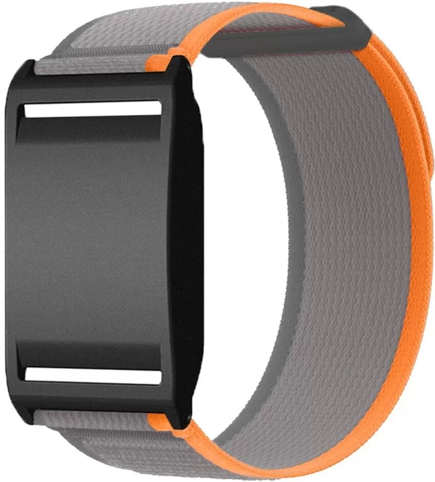 INF Ersatz Nylon zweiteiliges Armband kompatibel mit Polar Loop – 26cm x 2.2cm, Mehrfarbig Grau Orange