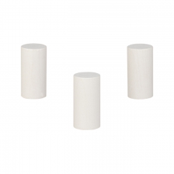 Halmakegel.com Zylinder - Walze Zeus - 17,5x34mm - weiss 256652