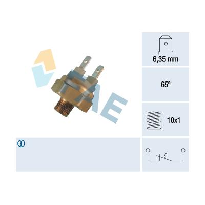FAE Temperaturschalter, Kühlmittelwarnlampe 35440 für VW SEAT