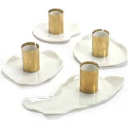 Marie Kerzenständer für Stabkerzen, golden, 4 St.