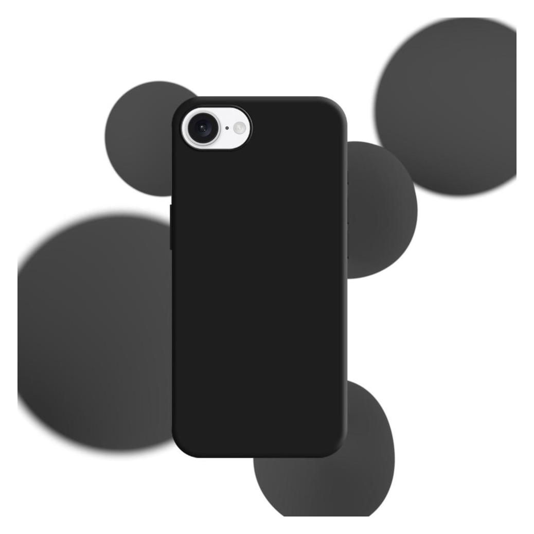 3MK Silicone Case for Apple iPhone 16e / SE 4 - Black (Apple iPhone 16e, Apple iPhone 17e, Apple iPhone 4) (155913-0)