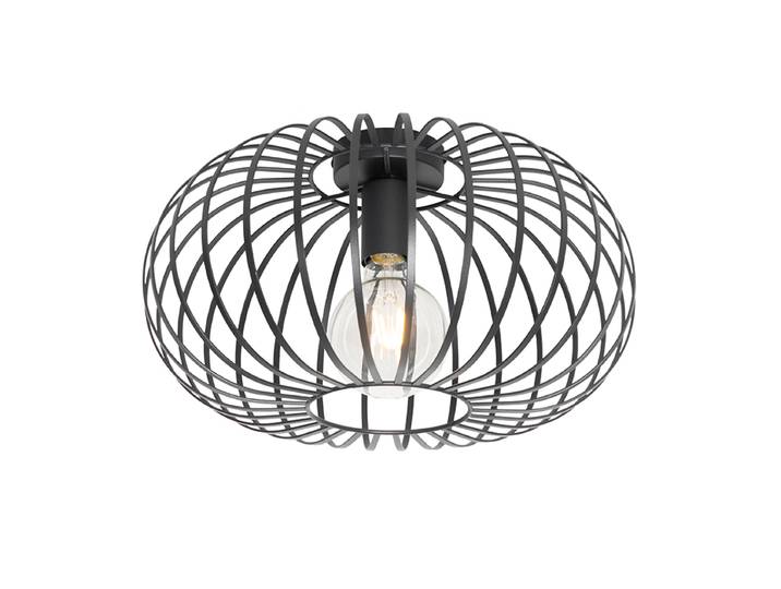 Plafonnier design noir 39 cm - Johanna