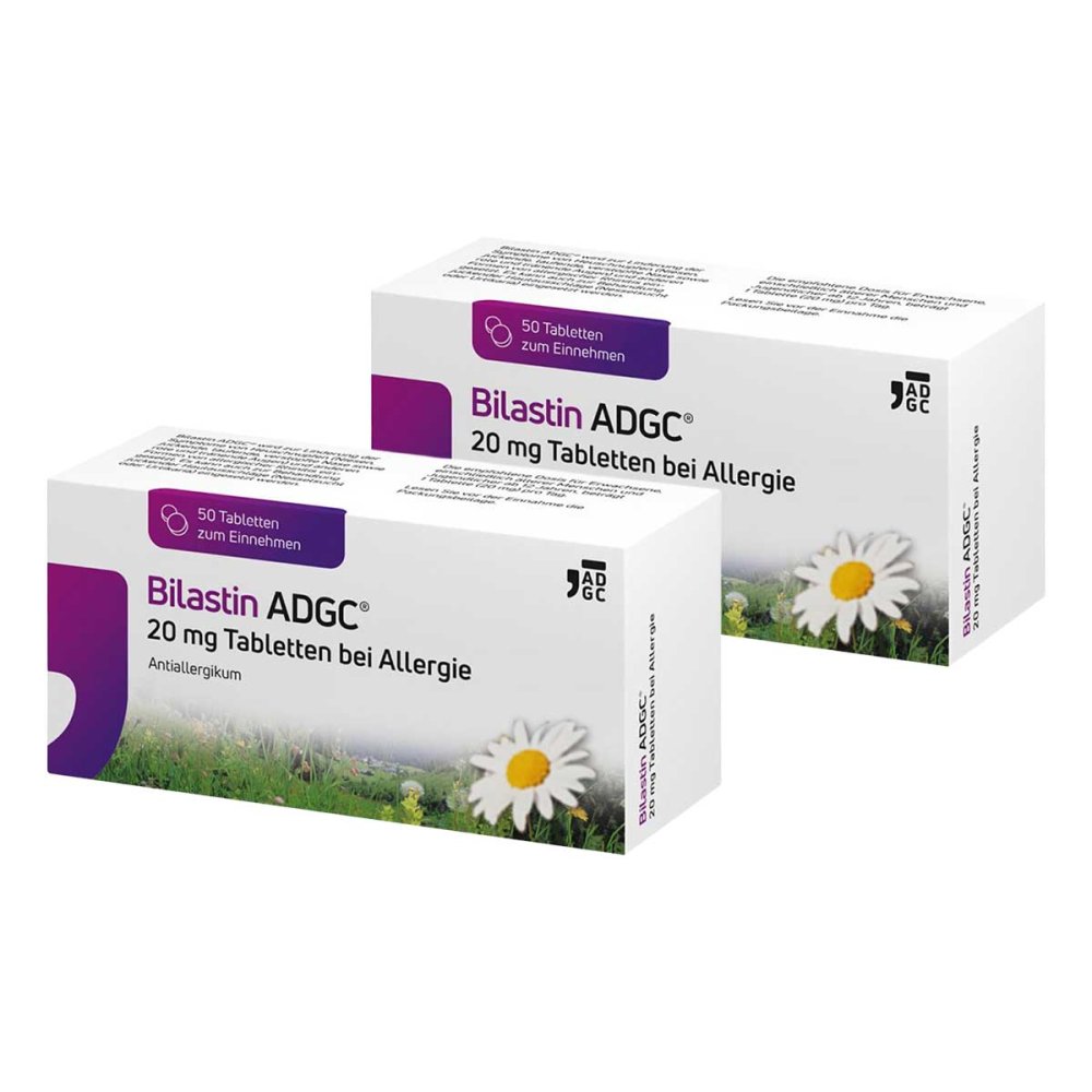 Zentiva Pharma GmbH Bilastin ADGC 20 mg Tabletten bei Allergie 08107642
