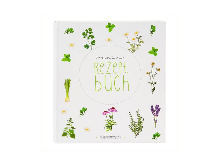 Notizbuch GOLDBUCH Notizbuch für Rezepte Wild , weiss (weiß), Notizbücher, Notizbuch