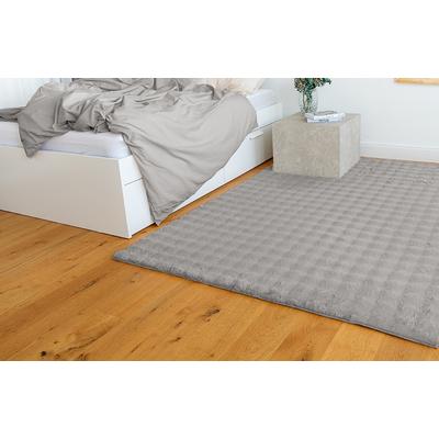 Teppich PADIRO "Hailey 125", grau, B:200cm H:30mm L:290cm, Polyester, Teppiche, Teppich, Softtouch