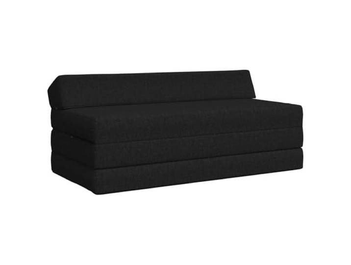 Coespram Klappsofa 2-in-1 Schlafsofa 120x60x49cm Faltbare Klappmatratze Vielseitige 2-Sitzer Schaumstoffmatratze für Schlafzimmer und Gästeraum. Abnehmbarer Stoffbezug für einfache Pflege.