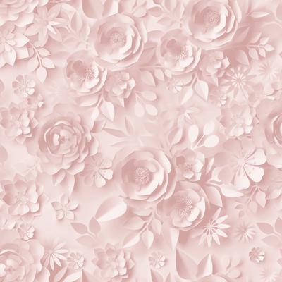 "Veer Decor Paper Flowers Wallpaper - Roll 20.86""x33ft"