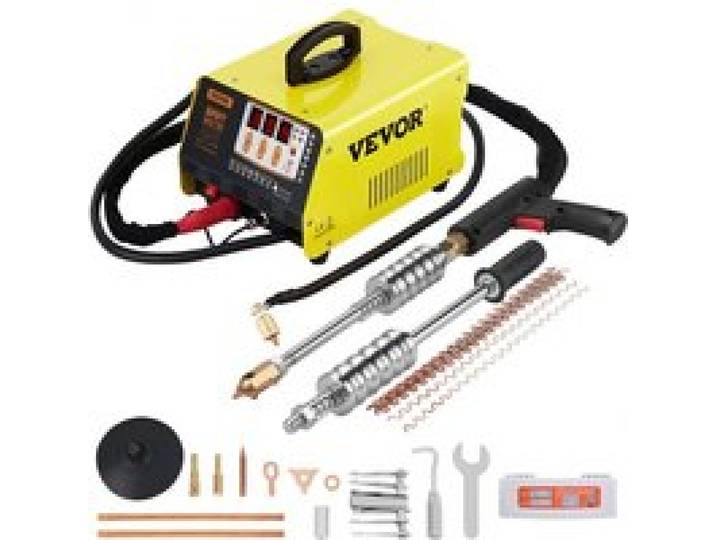 VEVOR Tire Clou Carrosserie 3 kW Instrument de Débosselage de Voiture 7 Modes Disponibles Outil Débosselage sans Peinture 3500 A Dissipation Rapide pour la Formation de Bosses et Réparation de Tôles