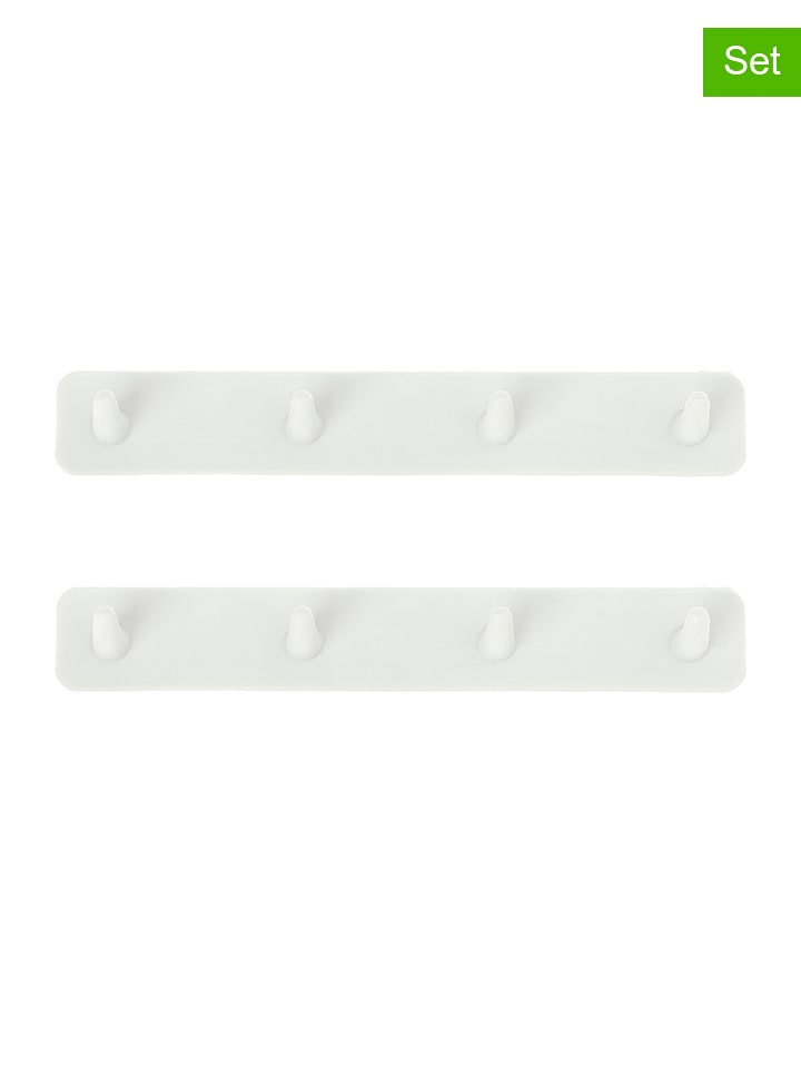 Vigar 2er-Set: Hakenleisten in Grau - (B)22 x (H)3 cm - onesize