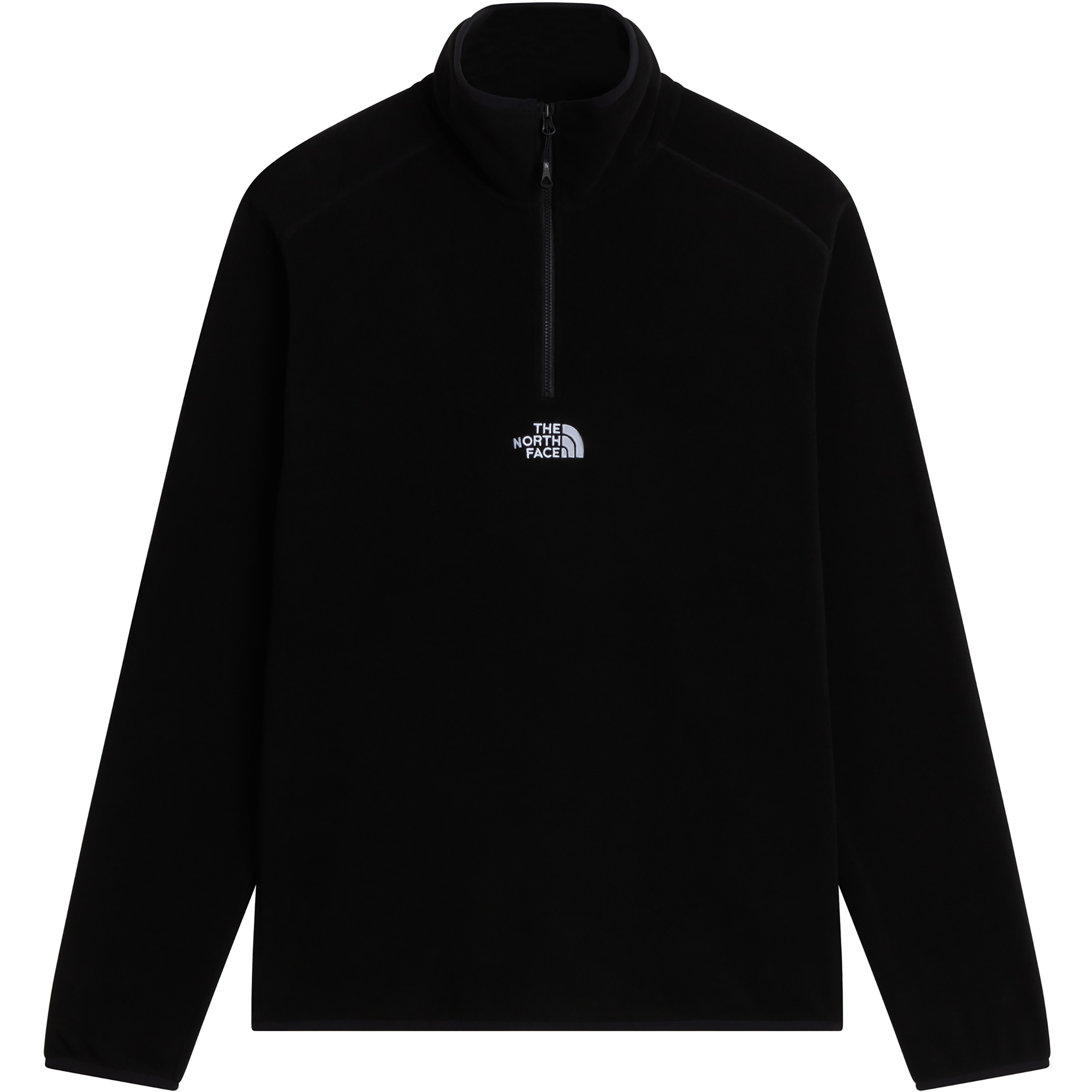 The North Face Glacier Embroidered Logo 1/4 Zip Herren Pullover schwarz Größe XXL Trekking Schnell trocknend