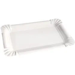 NATUREStar Pappteller rechteckig 250 Stück Größe 16x10 cm