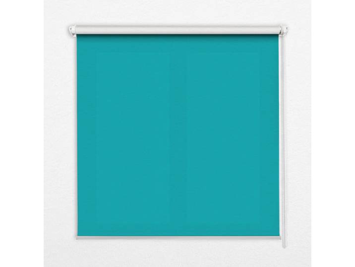 Tulup Innenrollo - Fensterrollo - Rollo - 100x100 cm - Türkis, Kunststoff, Quadratisch, 100x100x0.5 cm, Heimtextilien, Vorhänge, Rollos