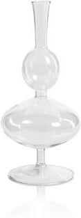 Zodax Lillee Glass Footed Vases, Set of 2