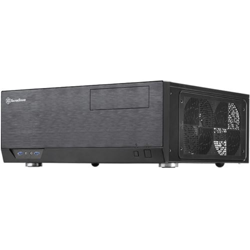Silverstone Grandia GD09B Desktop ohne Netzteil schwarz