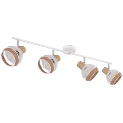 LED Deckenlampe Deckenleuchte Esszimmerlampe Schwenkbar Klar Glas L 80 cm