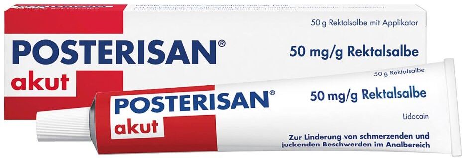 Posterisan akut bei Hämorrhoiden 50mg/g Rektalsalbe
