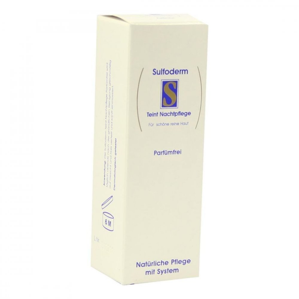 ECOS Vertriebs GmbH Sulfoderm S Teint Nachtpflege parfümfrei 02131172
