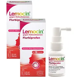 Lemocin Flurbiprofen Spray Doppelpack 2X15 ml