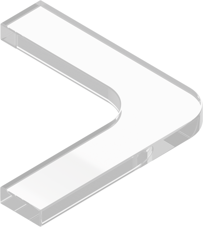Dornbracht buffer ( Winkel ) clear-tran 08150150190 100x70x1