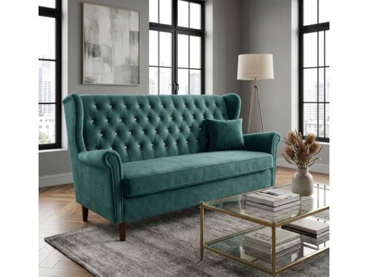 Family Meble Schlafsofa Gaja Royal – turkusowy