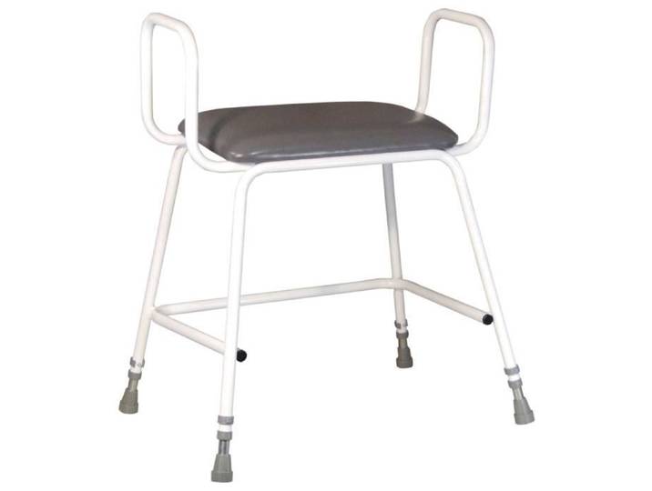 Tabouret bariatrique - AIDAPT - Torbay - Réglable en hauteur - Large cadre - Confort optimal