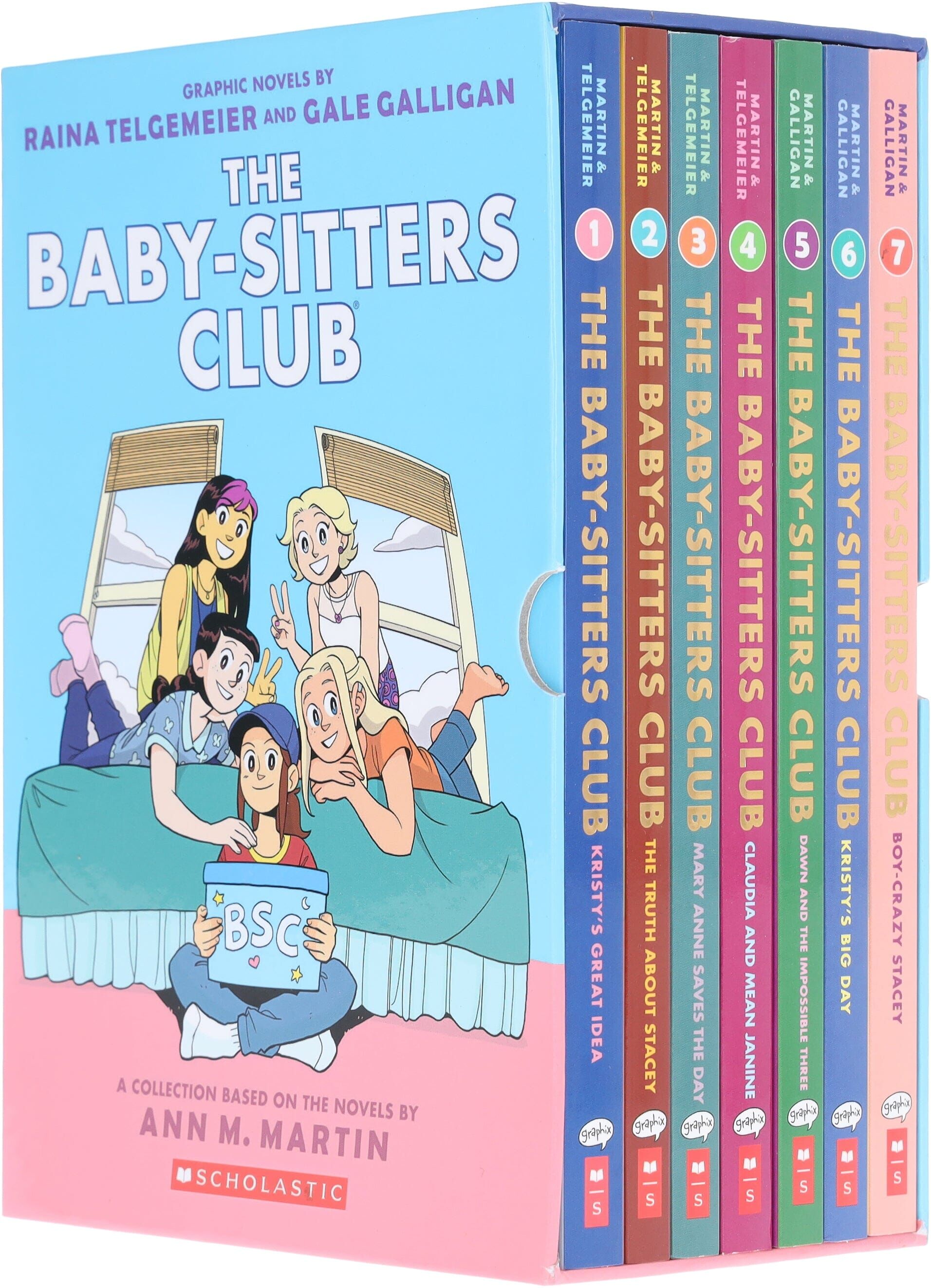 The Baby-Sitters Club by Ann M. Martin: Graphic Novels 1-7 Box Set - Ages 9+ - Paperback Scholastic
