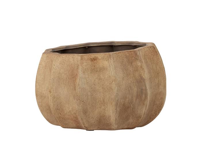 Bloomingville Bloempot Conja Terracotta, 16cm hoog - Bruin