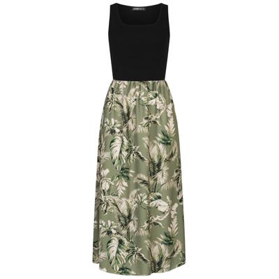 Shirtkleid CLOUD 5IVE "CLOUD 5IVE Damen", Damen, Gr. XXL, US-Größen, grün, 95% Polyester, 5% Elasthan, normal, Rundhals, Kleider Shirtkleid