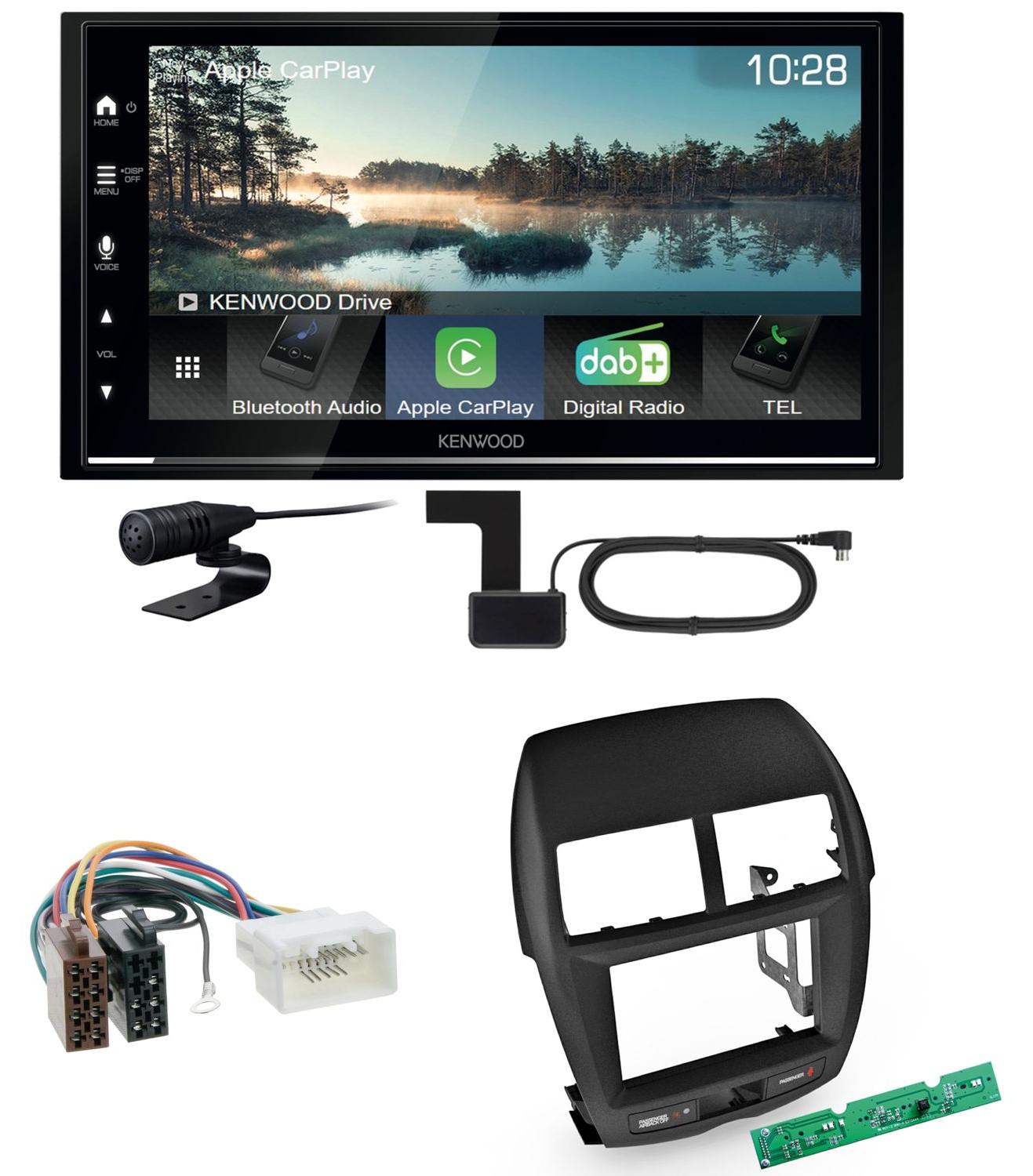 Kenwood DMX7722DABS Android Auto CarPlay Einbauset für Mitsubishi ASX bis 2014