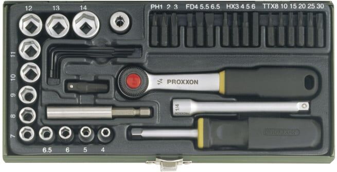 Proxxon Jeu de vis 1/4