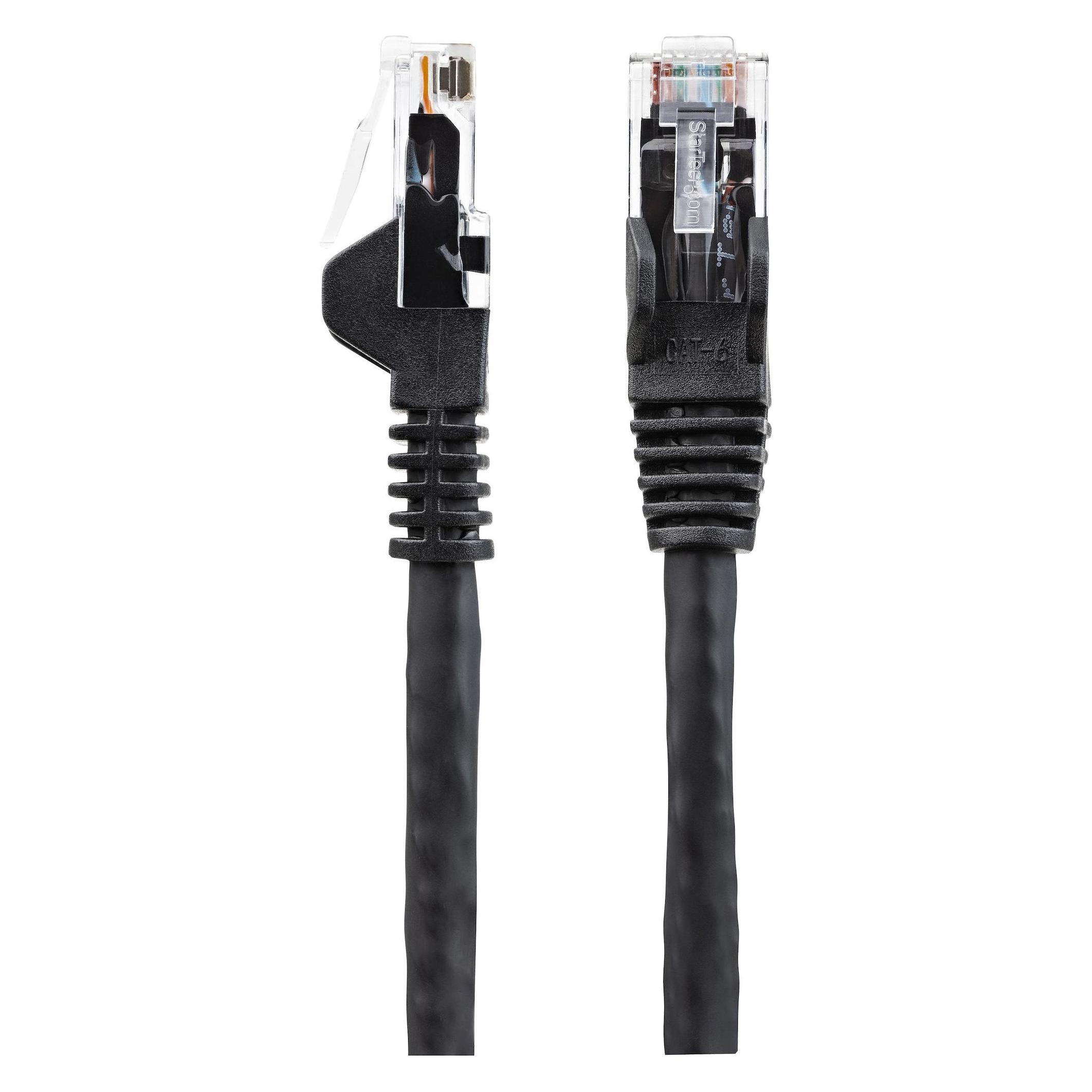 StarTech .com 1m Netzwerkkabel CAT6 (U/UTP, CAT6, 1 m) (N6LPATCH1MBK)