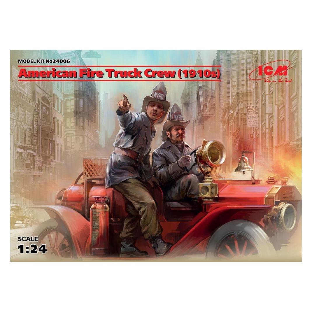 ICM American Fire Truck Crew(1910s)2 Figures (24006)