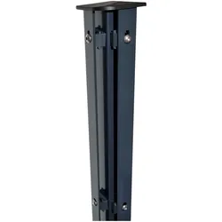 Fa-Bausysteme Eckzaunpfosten Anthrazit Abdeckschiene Höhe: 1830 mm