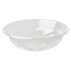 Salatschüsseln 1100ml PLA Rund Transparent 50un