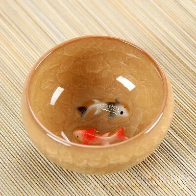 The Handy Homestead Elegant Chinese Porcelain Teacup Set With Crackle Glaze 1