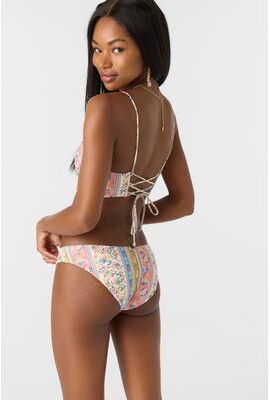 O'Neill s Rio Floral Blue Lagoon Revo Full Bottoms, Size XL, Elastane/Polyamide