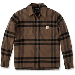 Carhartt Rugged Flex Flannel, Hemd Damen - Braun/Schwarz - S