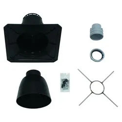 Set 1 Grundelemente Brennwert für flexible Abgasleitung DN 80, PP