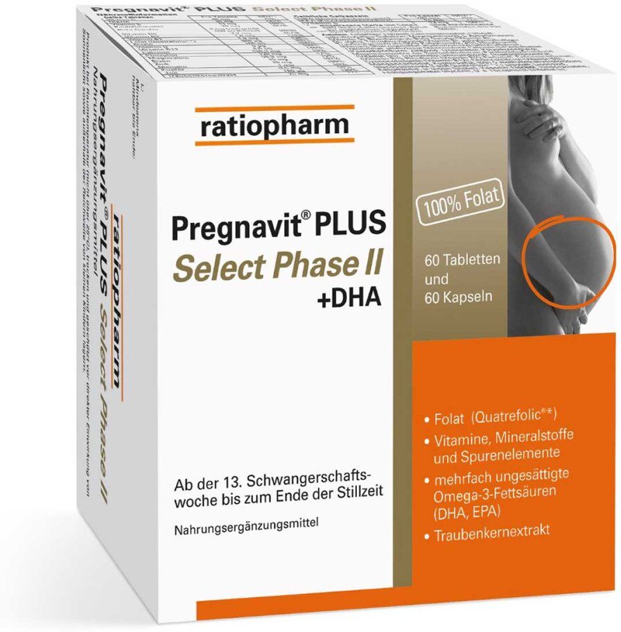 ratiopharm Pregnavit PLUS Select Phase 2 plus DHA 120stk