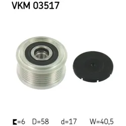 Generatorfreilauf SKF VKM 03517 für Opel Astra J Caravan Mokka X