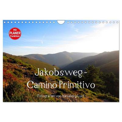 Jakobsweg - Camino Primitivo (Wandkalender 2027 DIN A4 quer), CALVENDO Monatskalender