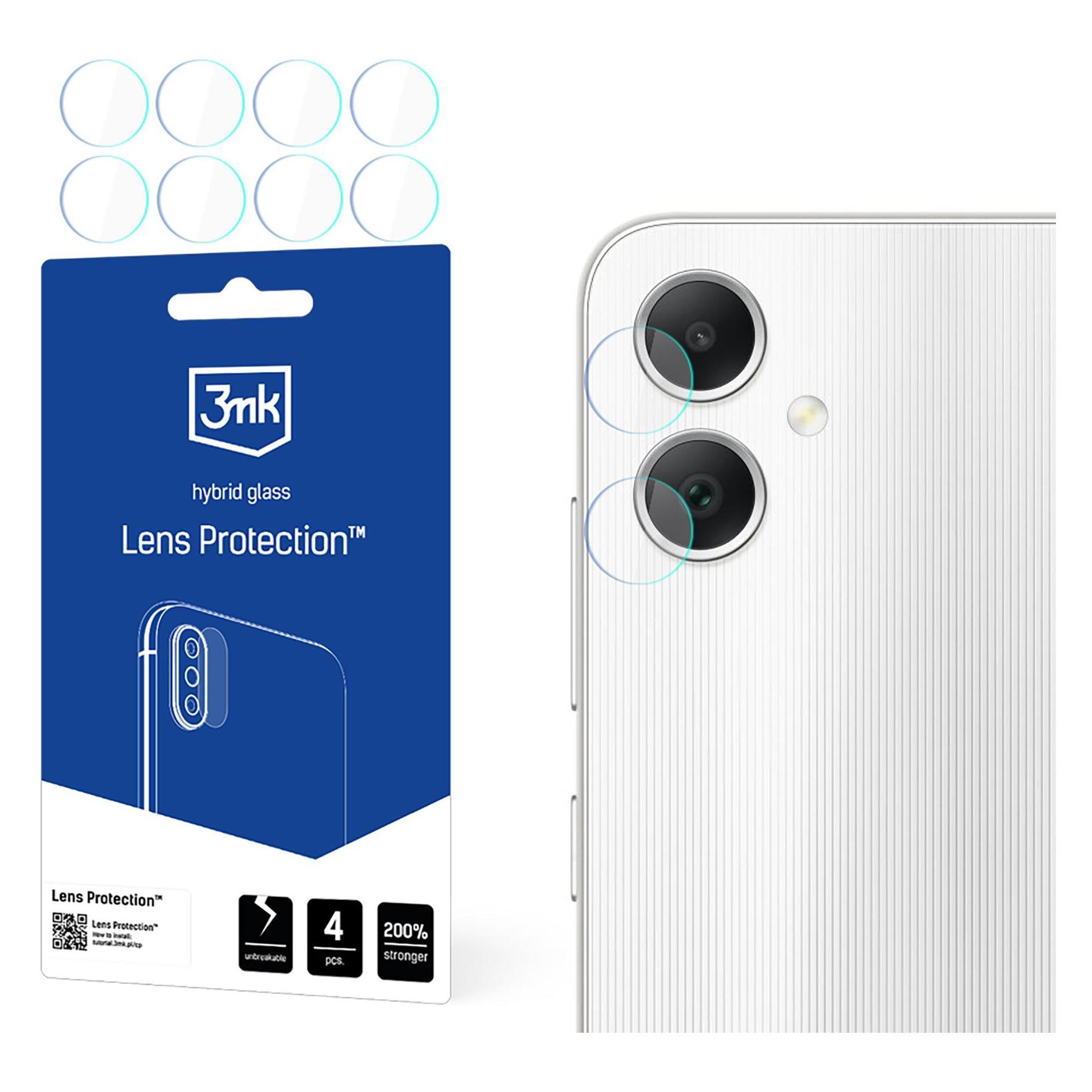 3MK Lens Protect Sam A05 Ochrona na obiektyw aparatu 4szt (4 Stk., Samsung Galaxy A05) (5903108546560)