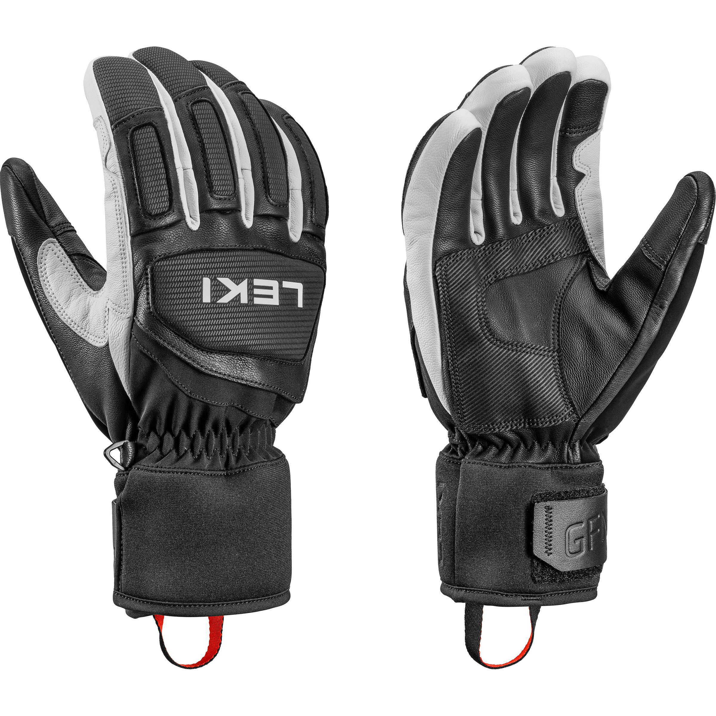 Leki Griffin Pro Zero Skihandschuhe schwarz Größe 10 Skifahren Wasserabweisend Wasserabweisend
