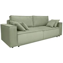 Exxpo by Gala Schlafsofa Porto Cord Grün Mint