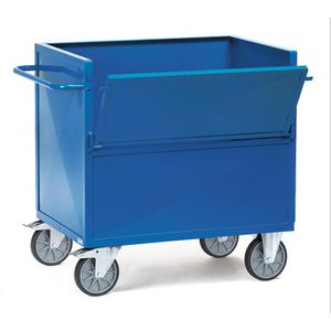 Fetra Transportwagen Kastenwagen, 2842, 1000 x 700 mm, mit Feststellbremse, Tragkraft 600 kg