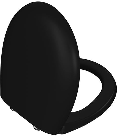 Vitra Memoria black WC-Sitz 106-083R409 schwarz matt, Duroplast, mit Absenkautomatik