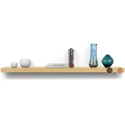 TemaHome »Balda« Wandregal Balda 90 / H 5 x B 90 x 22 cm / Walnuss